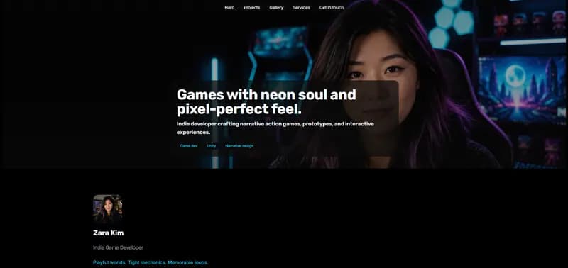 Arcade — Void theme preview
