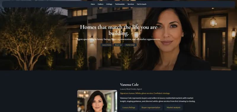 Estate — Champagne theme preview
