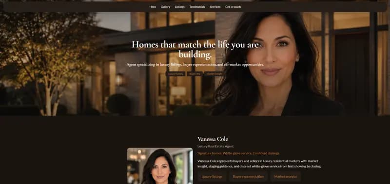 Estate — Copper theme preview