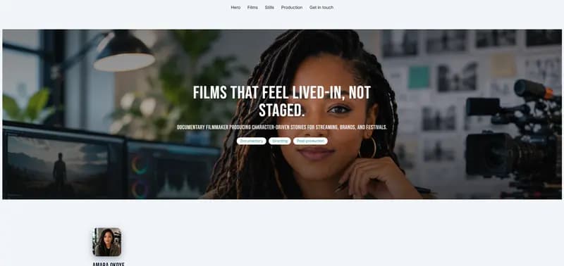 Reel — Daylight theme preview