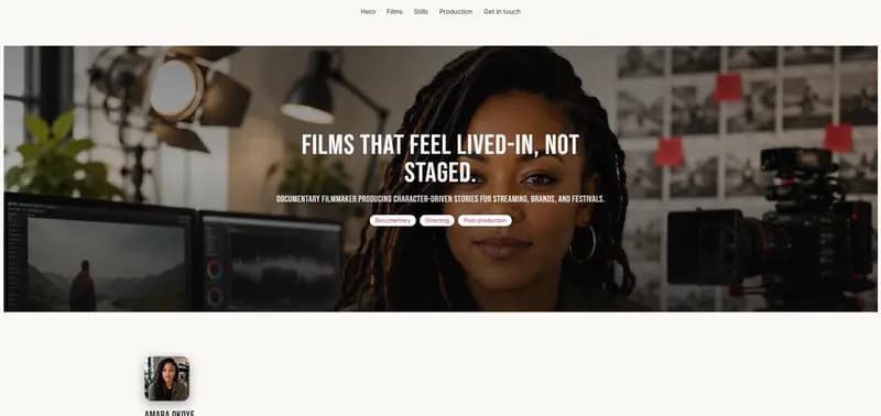 Reel — Ivory theme preview