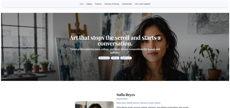 Studio — Cobalt theme preview