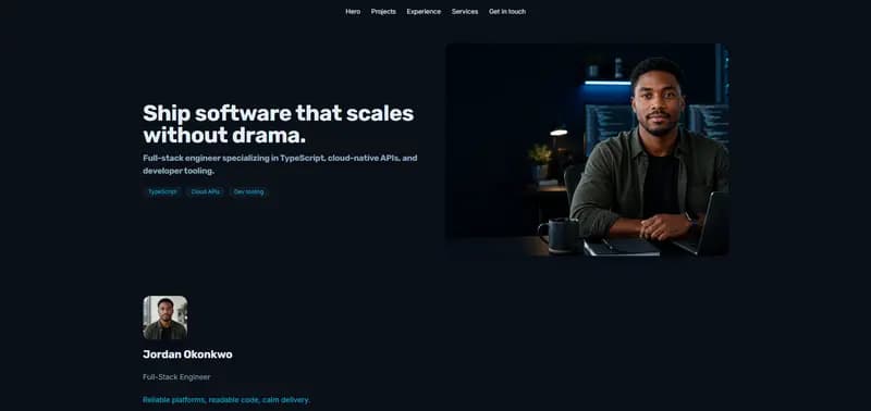 Tech — Cyber theme preview