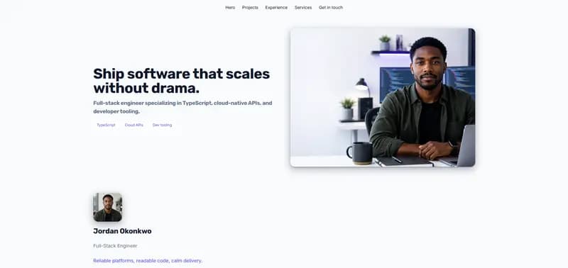 Tech — Daylight theme preview
