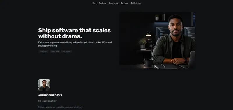Tech — Graphite theme preview