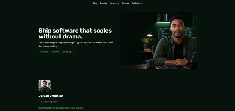 Tech — Matrix theme preview